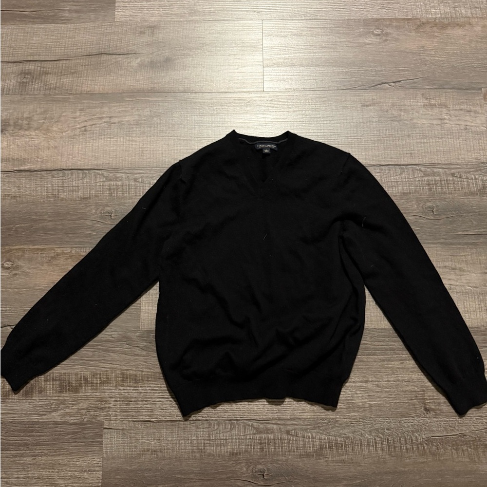 Banana Republic Classic Black Men's V-Neck Sweater